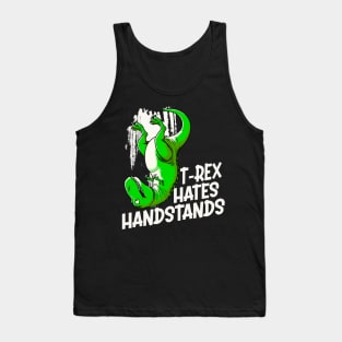 T-Rex Hates Handstands Yoga Tank Top